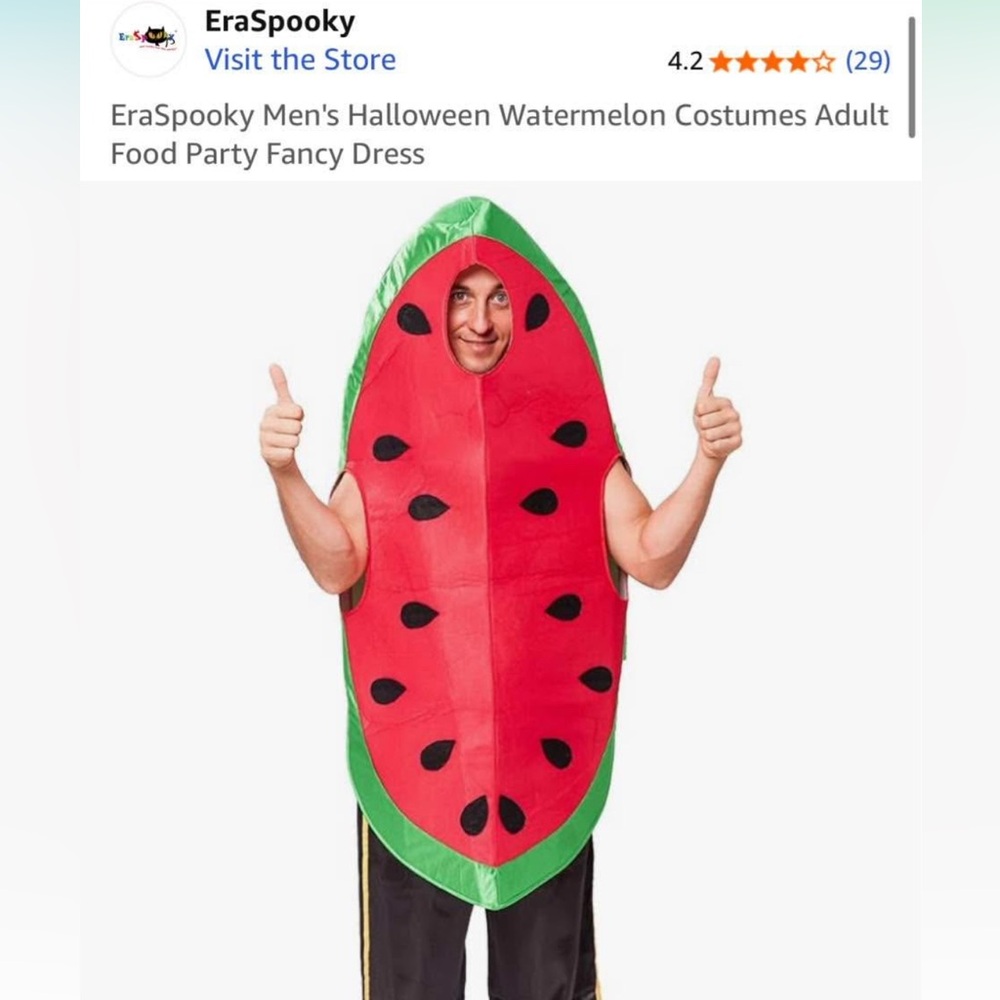 Adult watermelon costume 🍉 very hungry caterpillar